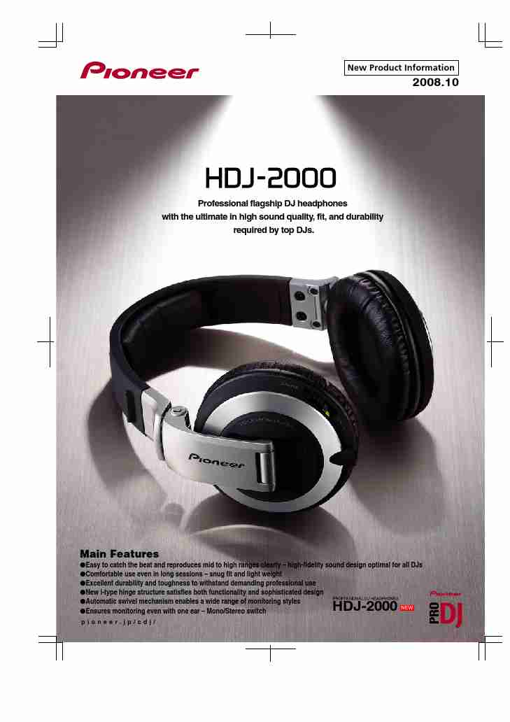 Pioneer Headphones HDJ-2000-page_pdf
